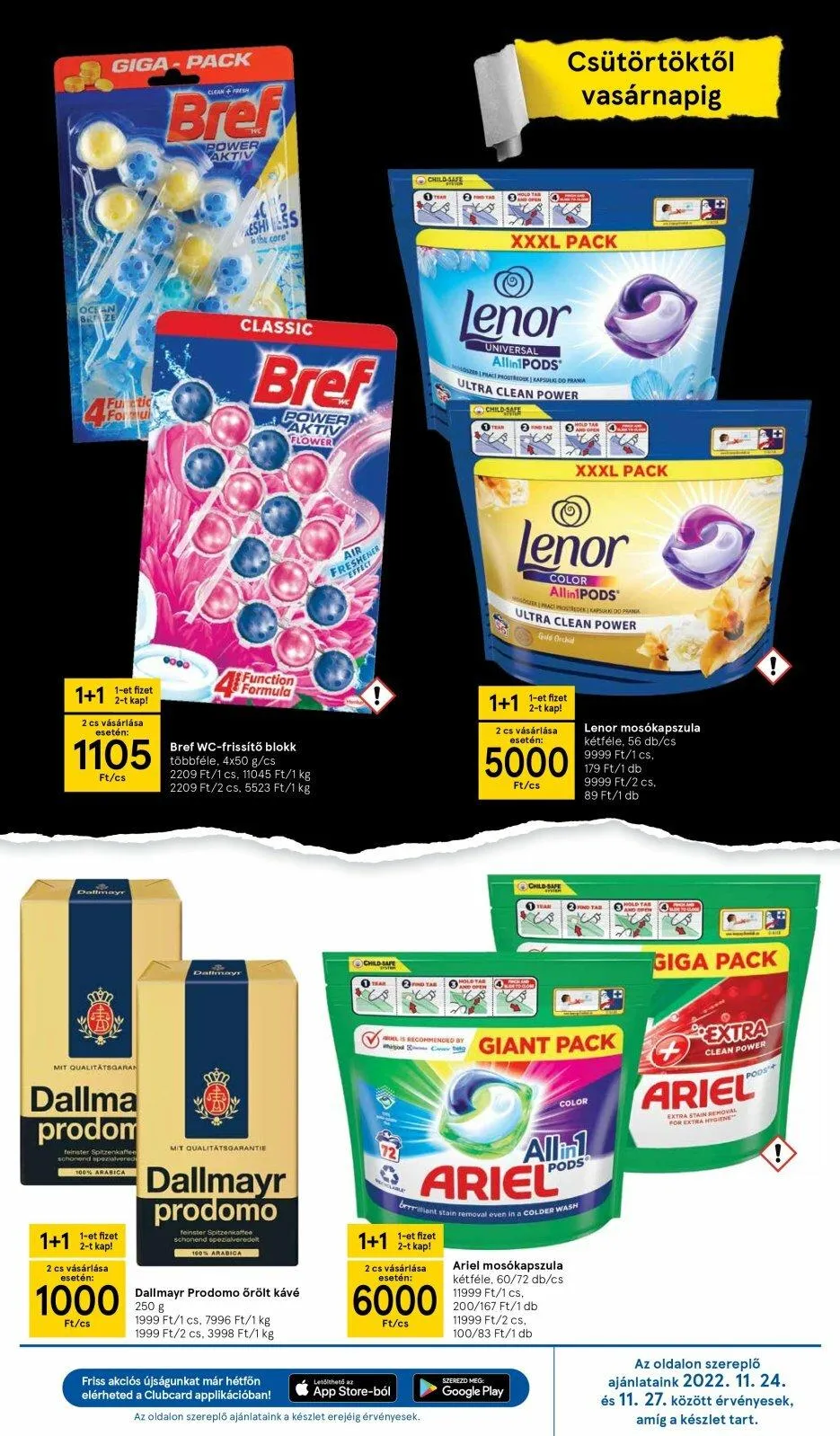 Tesco akciós újság 11.24–11.30 – 3. oldal