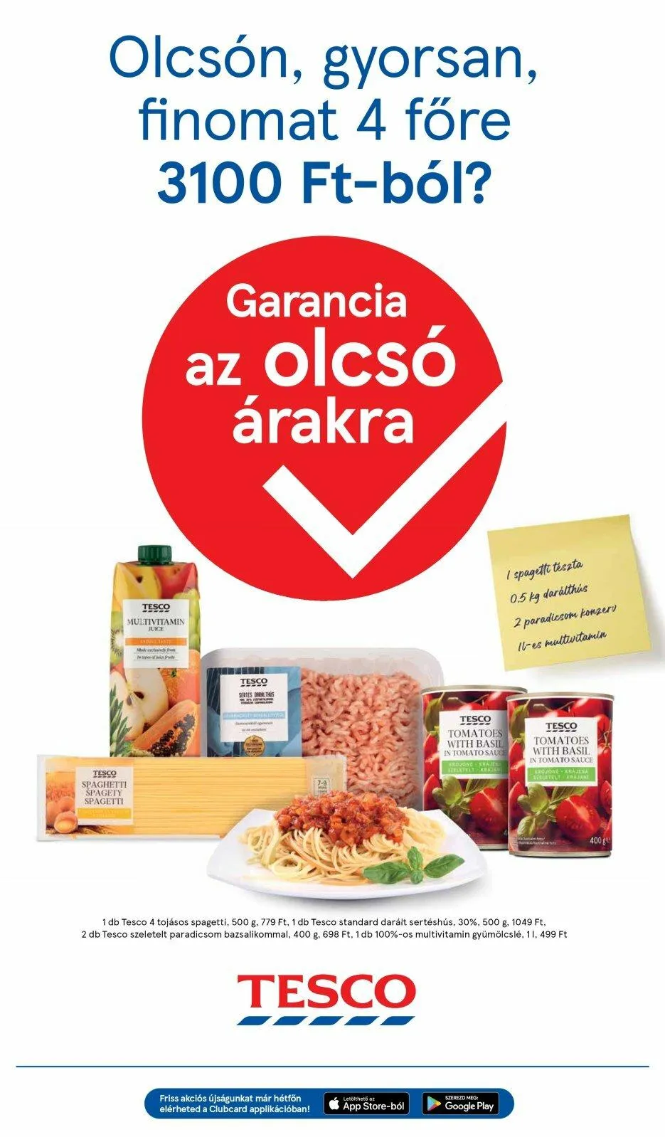 Tesco akciós újság 12.01–12.07 – 4. oldal