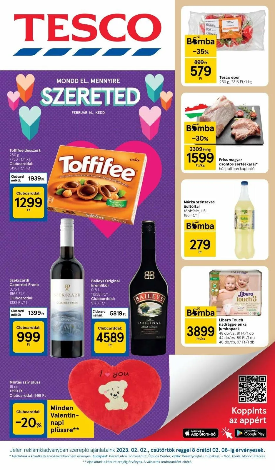 Tesco akciós újság 02.02–02.08