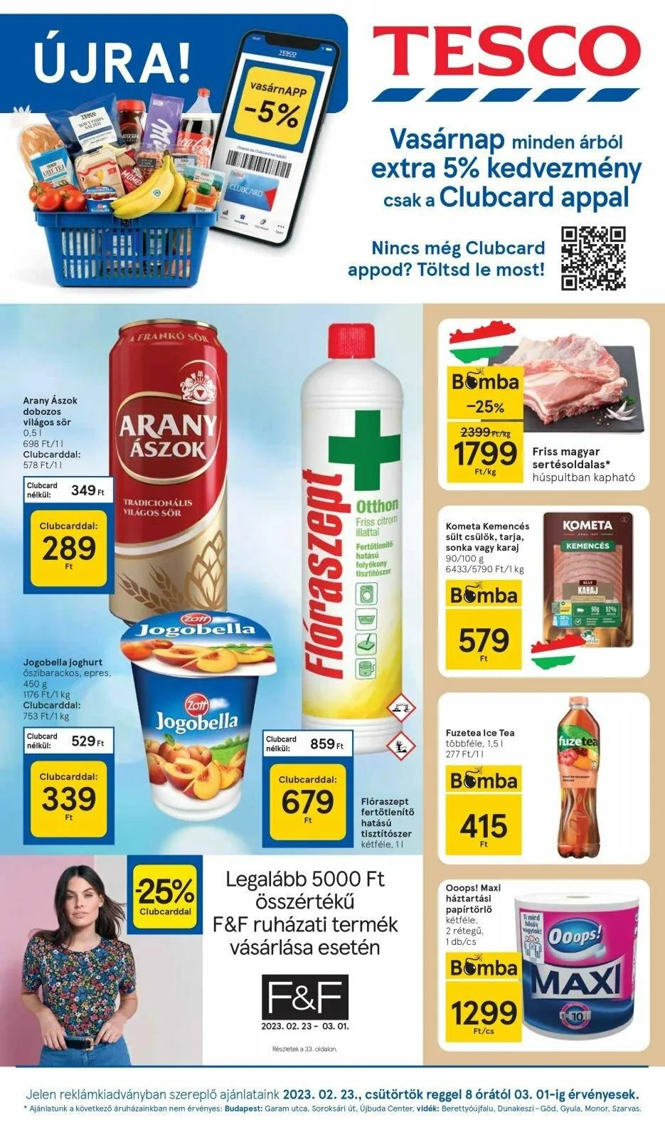 Tesco akciós újság 02.23–03.01