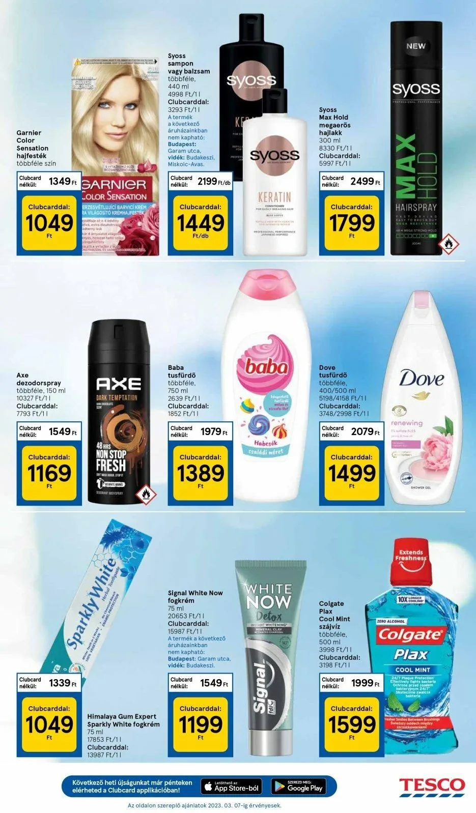 Tesco akciós újság 03.02–03.08 – 23. oldal