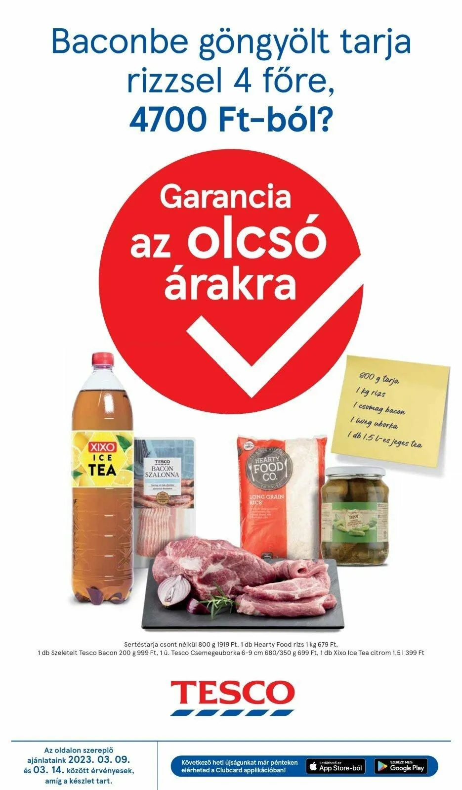 Tesco akciós újság 03.09–03.15 – 4. oldal
