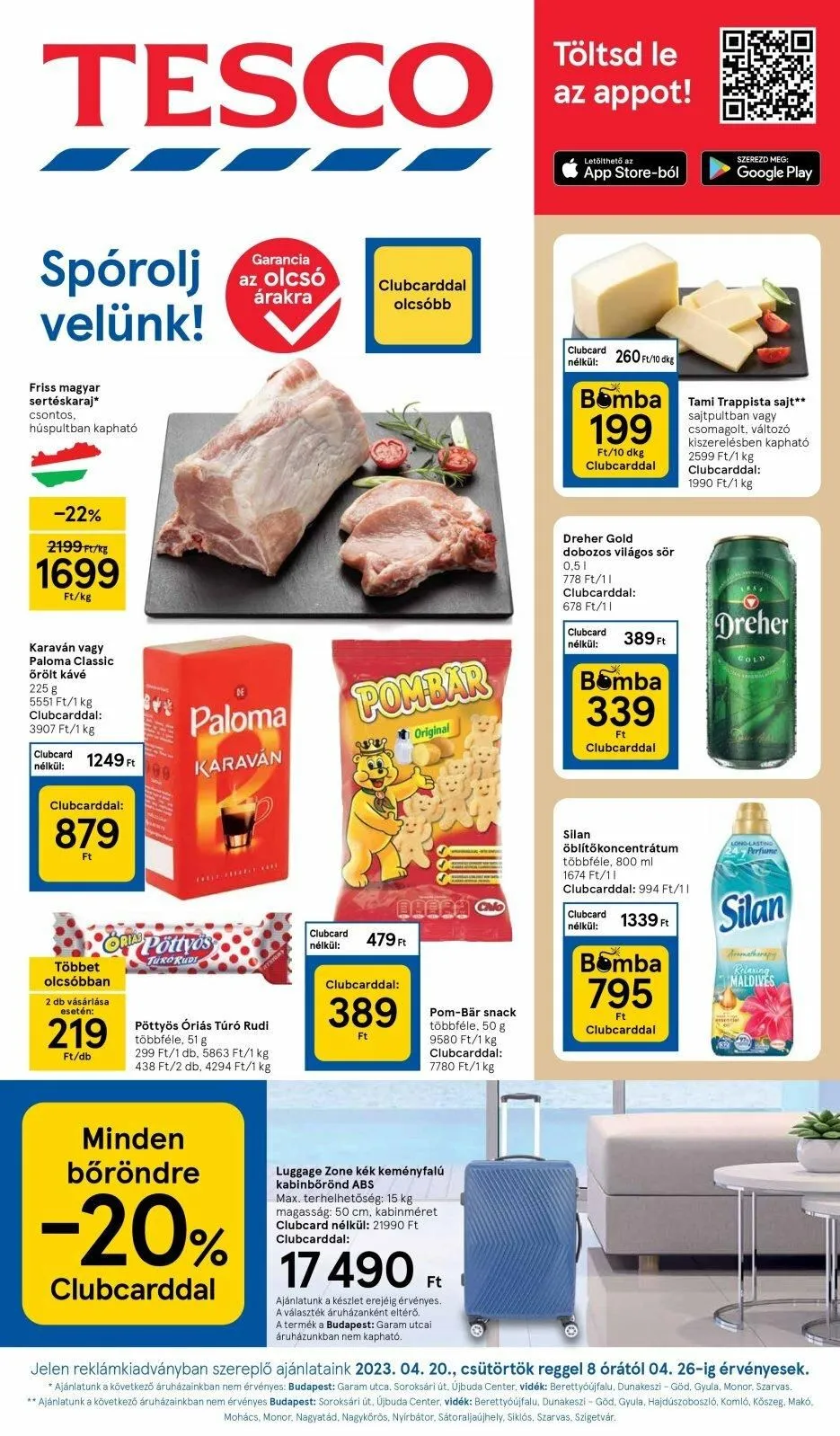 Tesco akciós újság 04.20–04.26