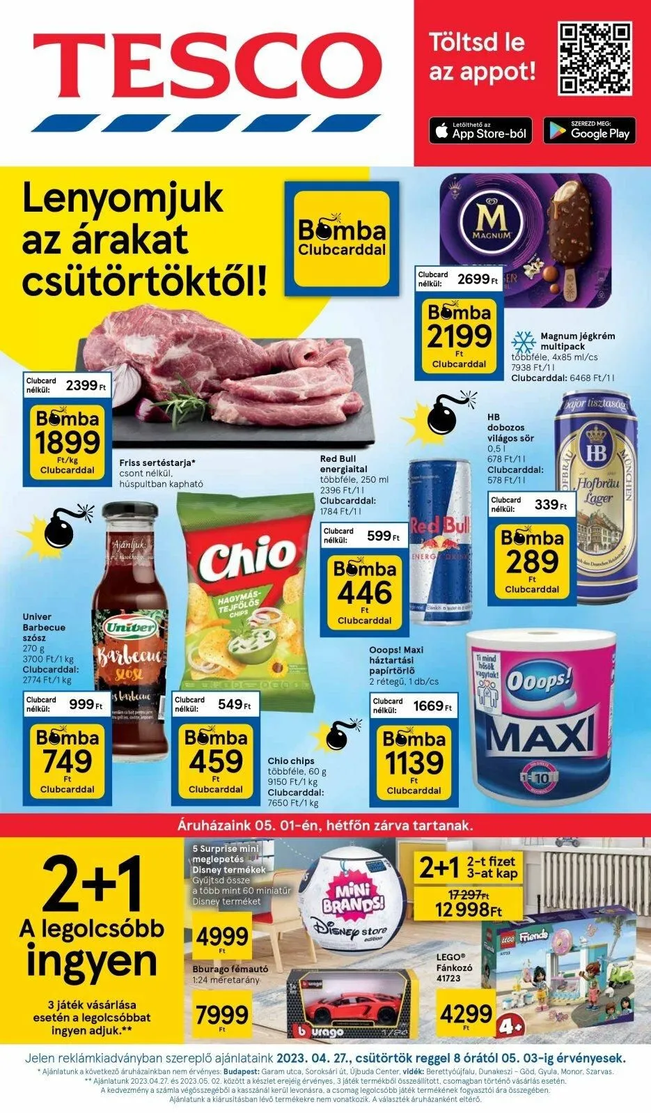 Tesco akciós újság 04.27–05.03