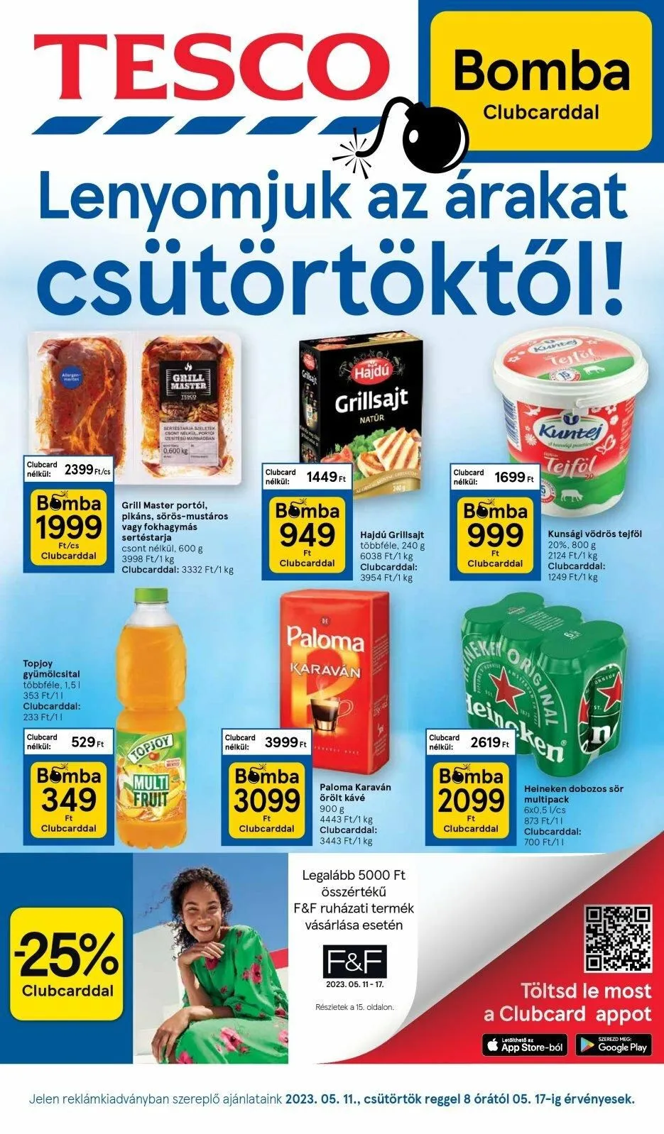 Tesco akciós újság 05.11–05.17