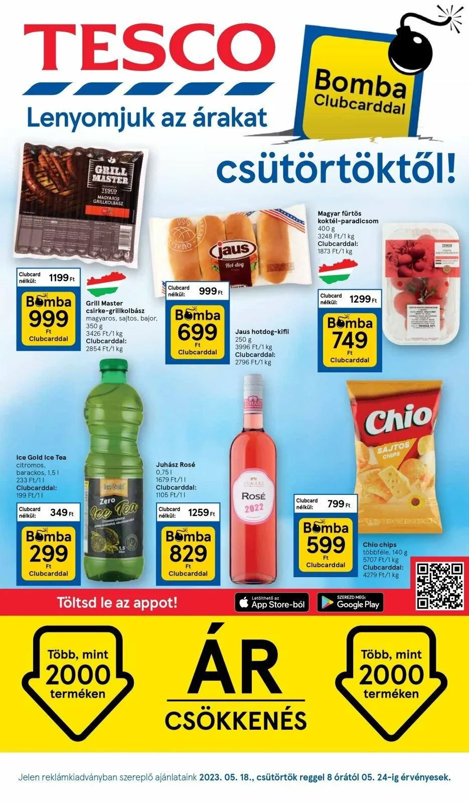 Tesco akciós újság 05.18–05.24