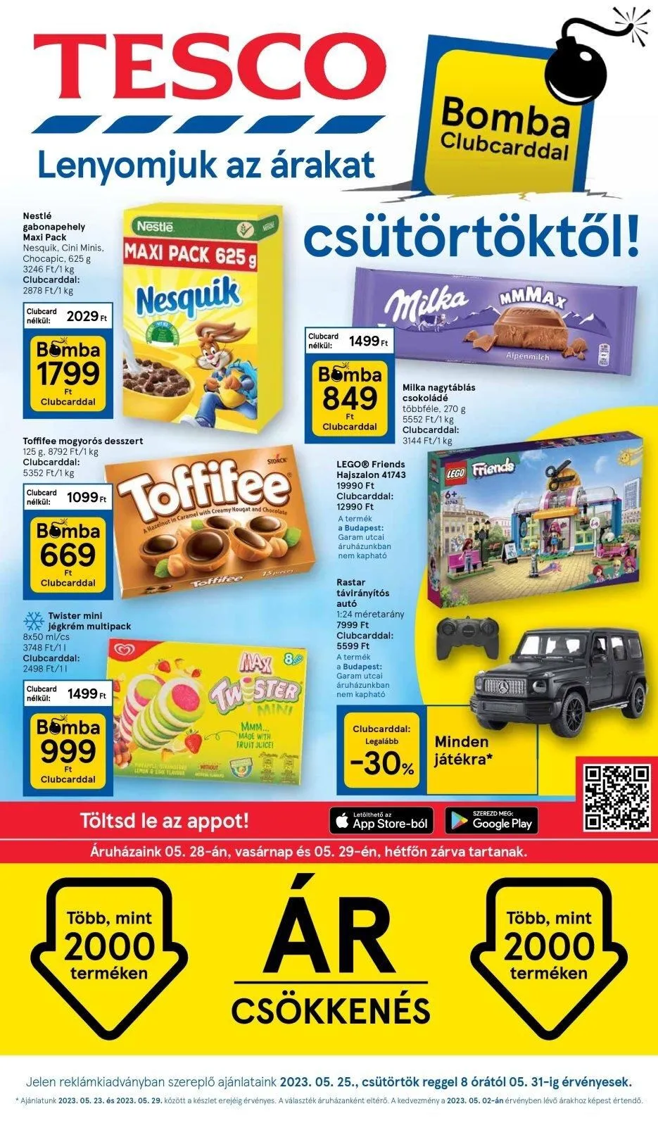 Tesco akciós újság 05.25–05.31