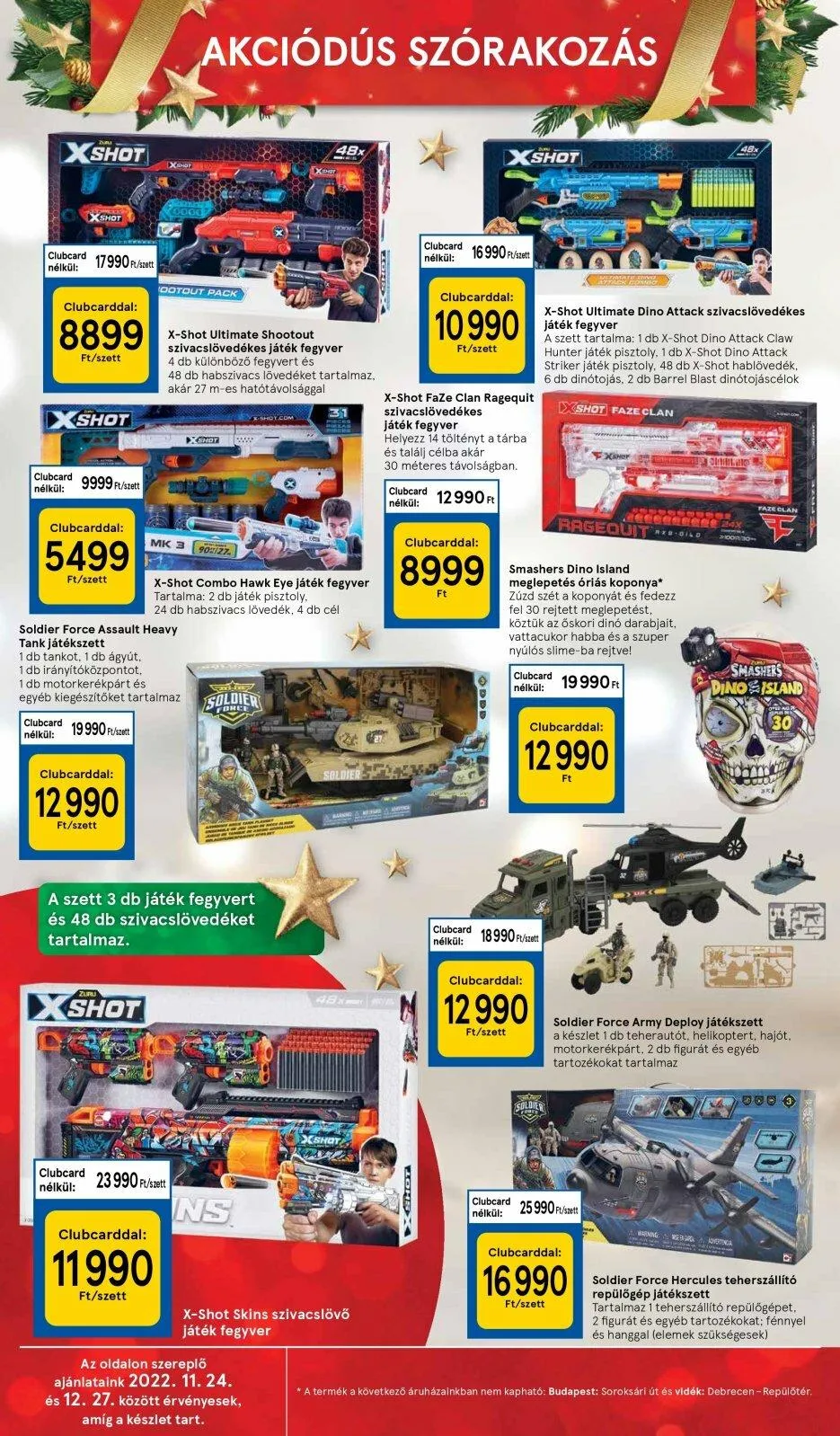 Tesco akciós újság Ajandekkatalogus 11.29–12.24 – 22. oldal