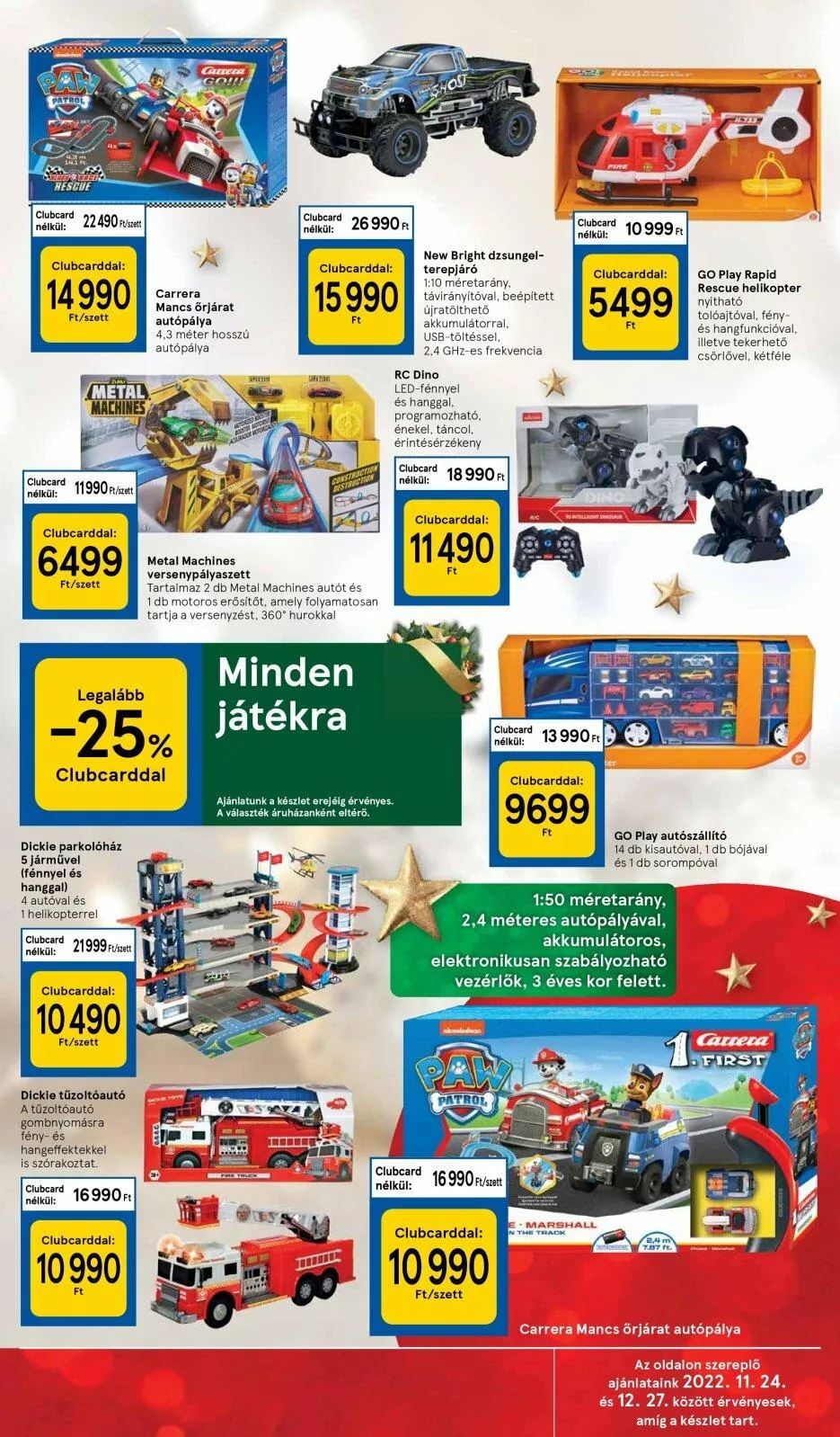 Tesco akciós újság Ajandekkatalogus 11.29–12.24 – 23. oldal