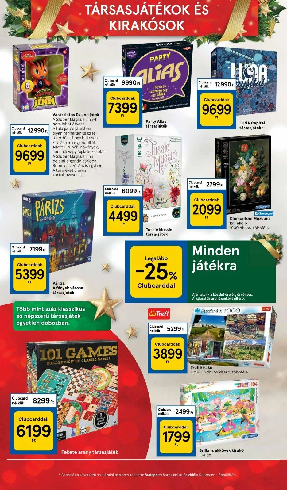 Tesco akciós újság Ajandekkatalogus 11.29–12.24 – 28. oldal