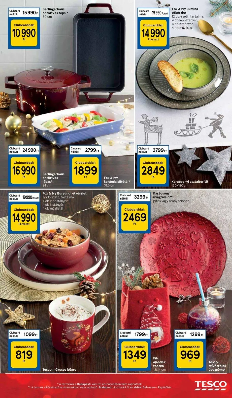 Tesco akciós újság Ajandekkatalogus 11.29–12.24 – 3. oldal