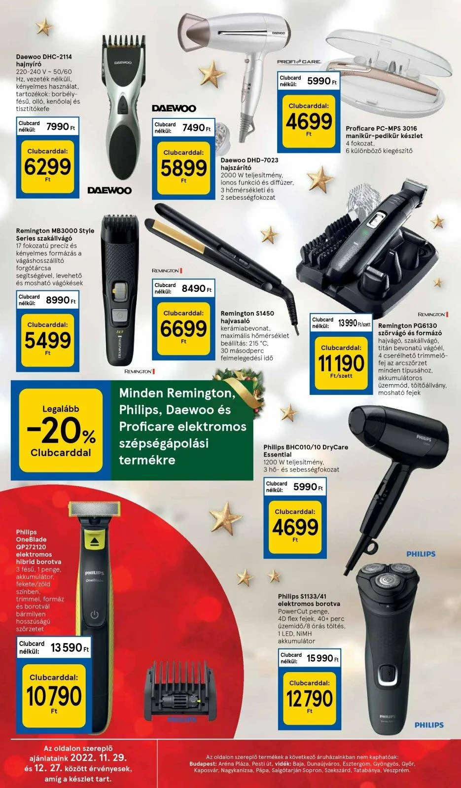 Tesco akciós újság Ajandekkatalogus 11.29–12.24 – 36. oldal
