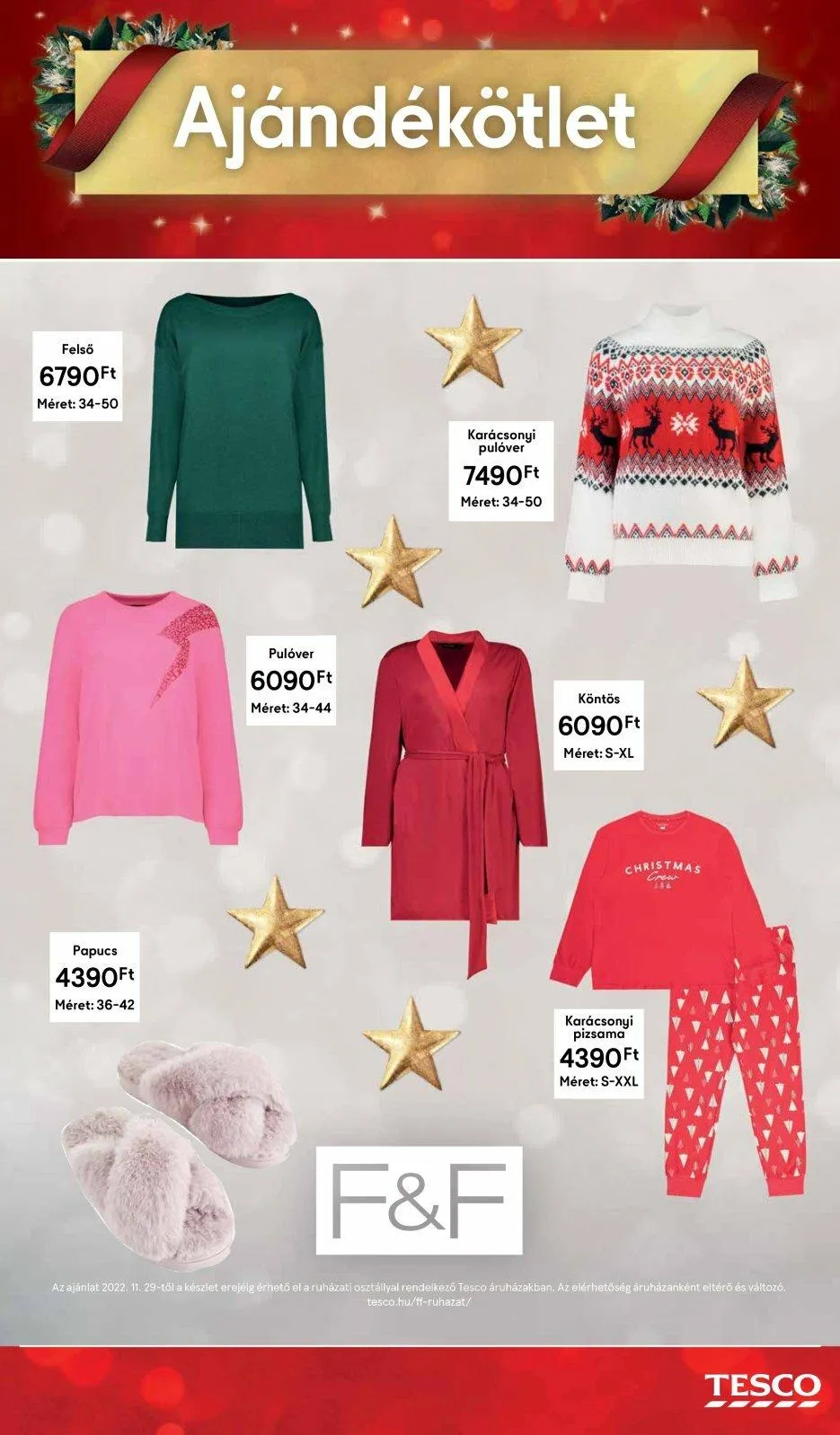 Tesco akciós újság Ajandekkatalogus 11.29–12.24 – 39. oldal