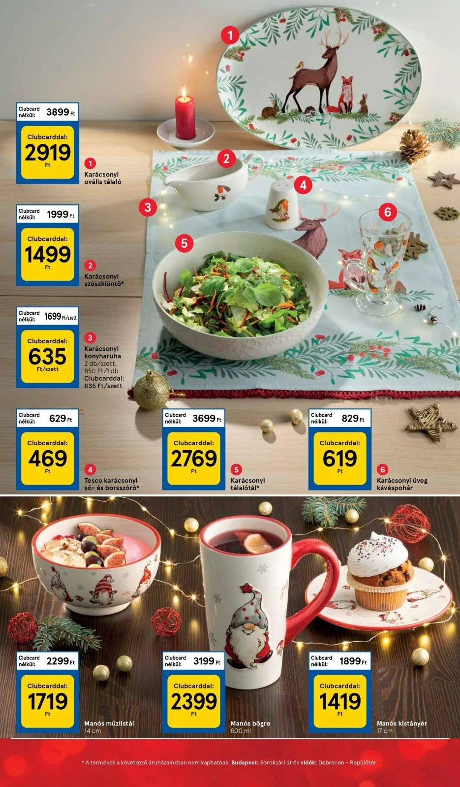 Tesco akciós újság Ajandekkatalogus 11.29–12.24 – 4. oldal