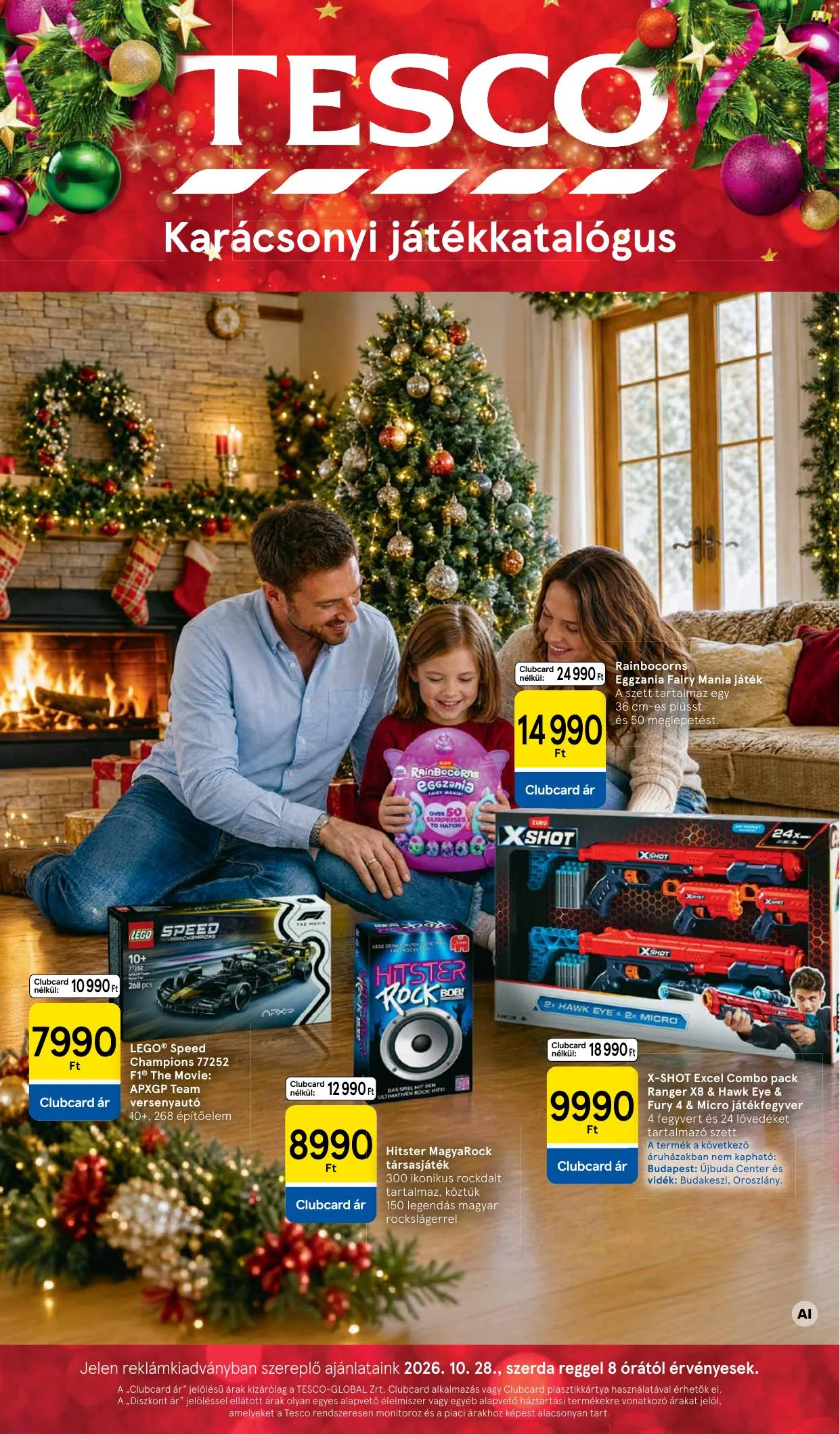 Tesco akciós újság CAT 10.28–11.17 – 1. oldal