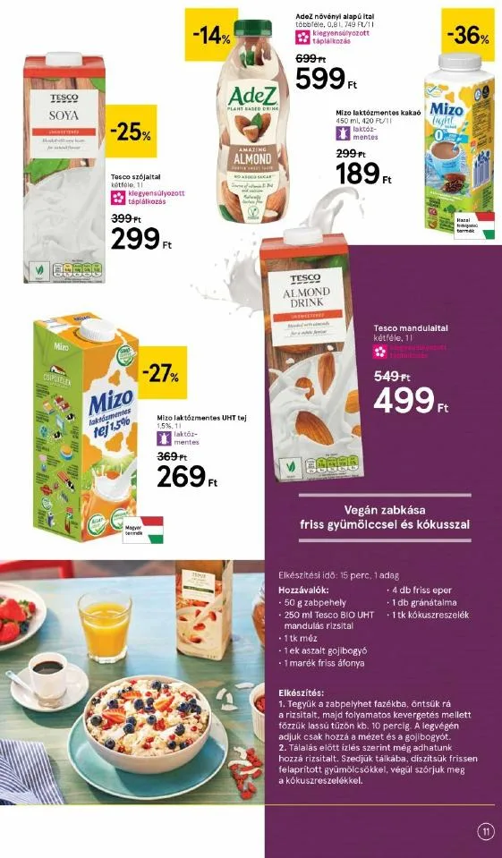 Tesco akciós újság Egeszseges Taplalkozas 01.14–02.10 – 11. oldal
