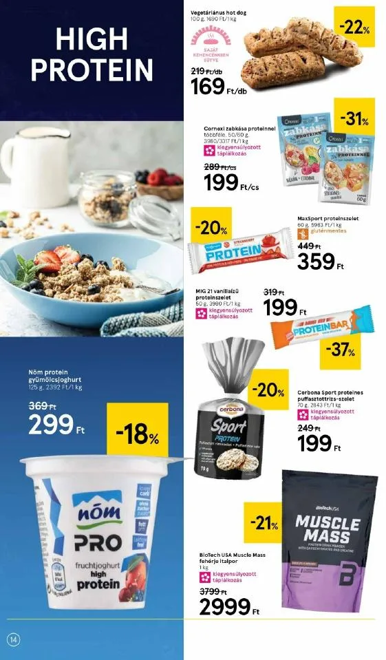 Tesco akciós újság Egeszseges Taplalkozas 01.14–02.10 – 14. oldal