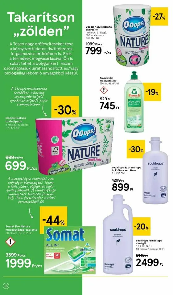 Tesco akciós újság Egeszseges Taplalkozas 01.14–02.10 – 16. oldal