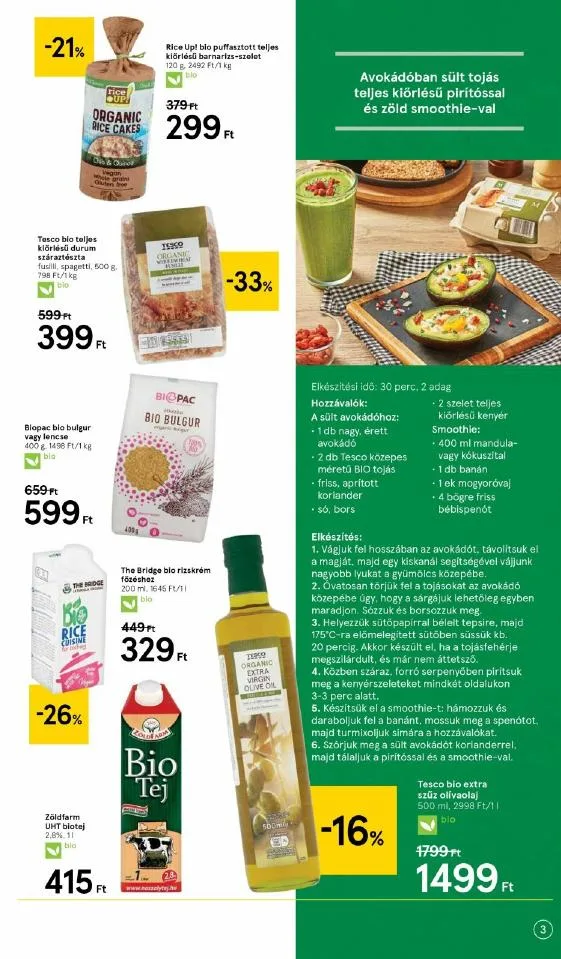 Tesco akciós újság Egeszseges Taplalkozas 01.14–02.10 – 3. oldal