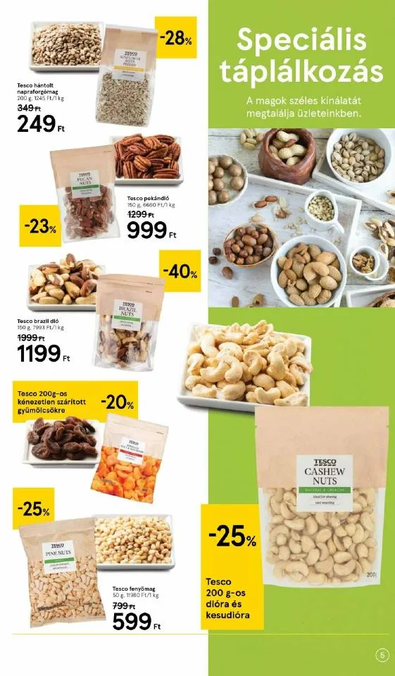 Tesco akciós újság Egeszseges Taplalkozas 01.14–02.10 – 5. oldal