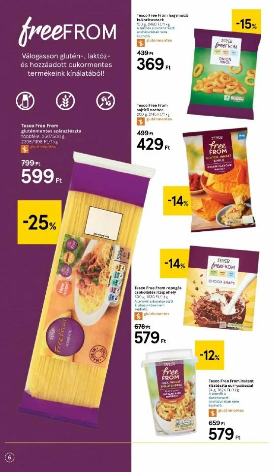 Tesco akciós újság Egeszseges Taplalkozas 01.14–02.10 – 6. oldal