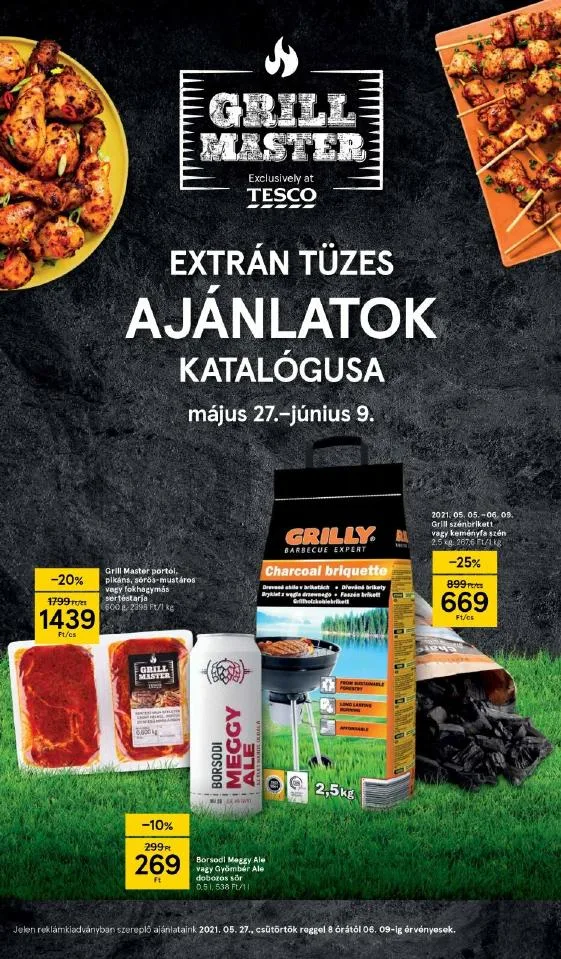 Tesco akciós újság Grill katalógus 05.27–06.09