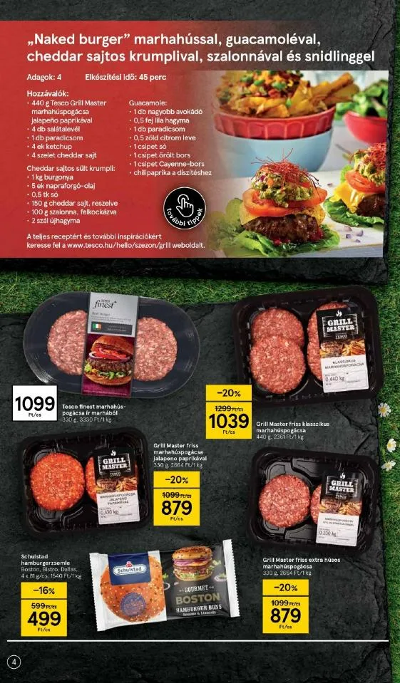 Tesco akciós újság Grill katalógus 05.27–06.09 – 4. oldal
