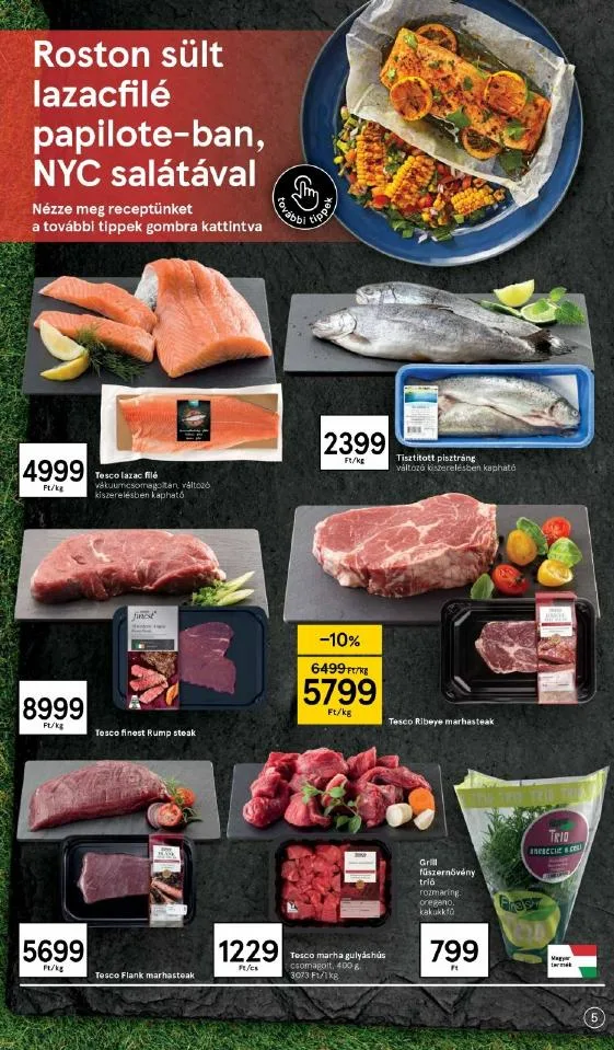 Tesco akciós újság Grill katalógus 05.27–06.09 – 5. oldal