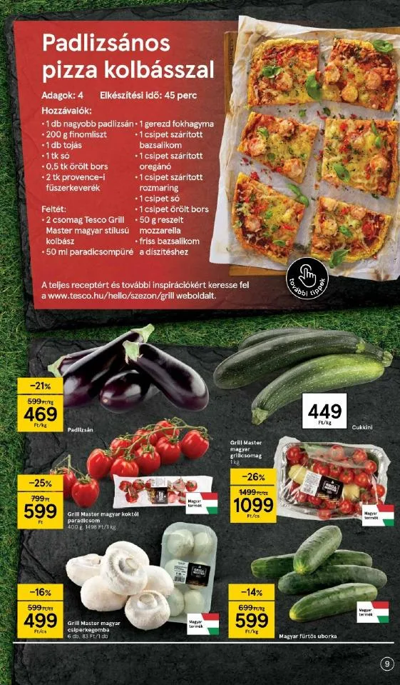 Tesco akciós újság Grill katalógus 05.27–06.09 – 9. oldal