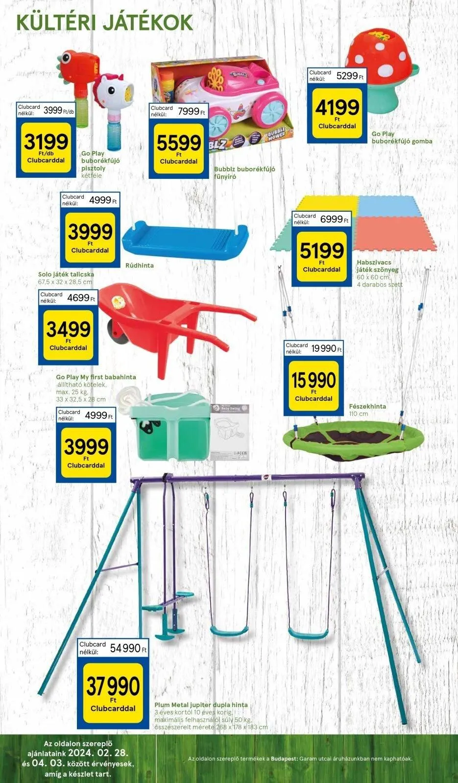Tesco akciós újság Hipermarket Hiv a kert 02.28–03.20 – 16. oldal