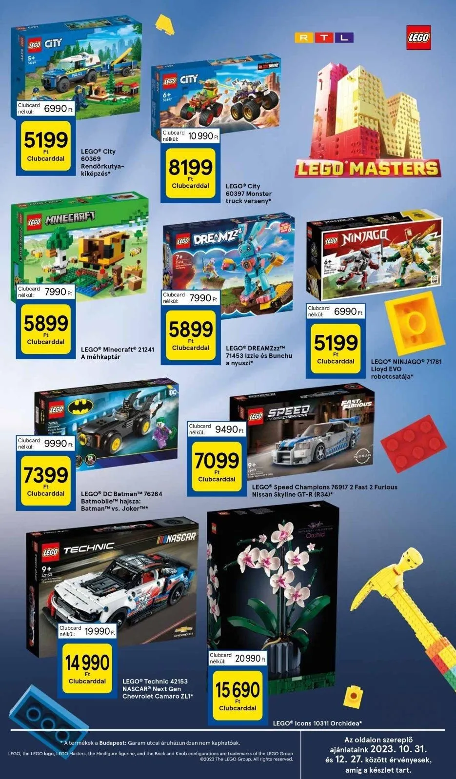 Tesco akciós újság Hipermarket játékok 10.31–11.21 – 11. oldal