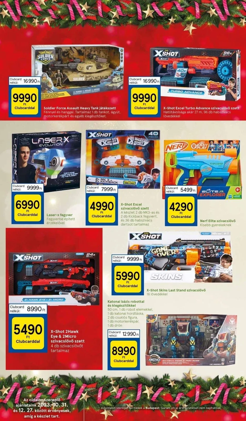 Tesco akciós újság Hipermarket játékok 10.31–11.21 – 12. oldal