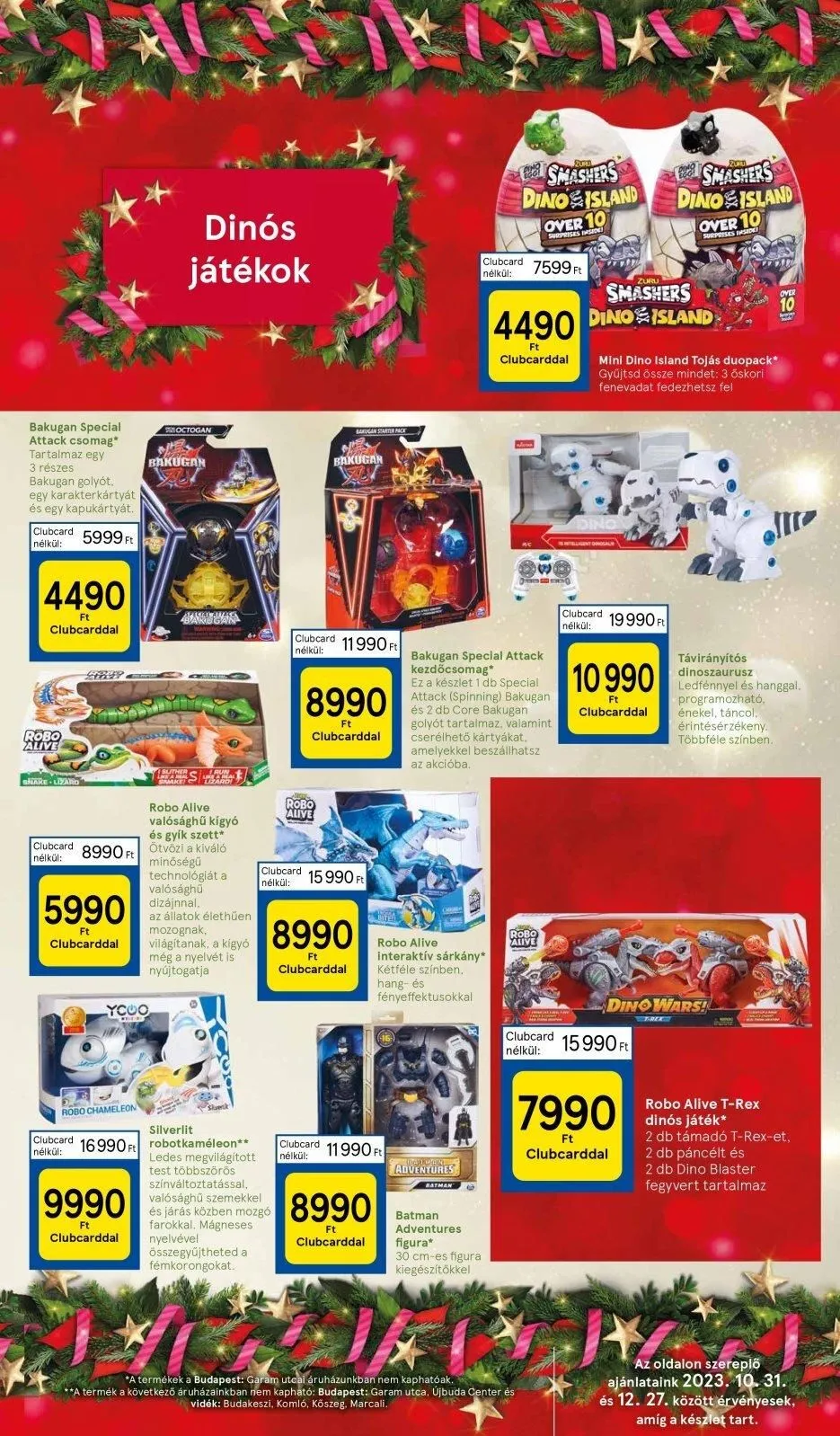 Tesco akciós újság Hipermarket játékok 10.31–11.21 – 13. oldal