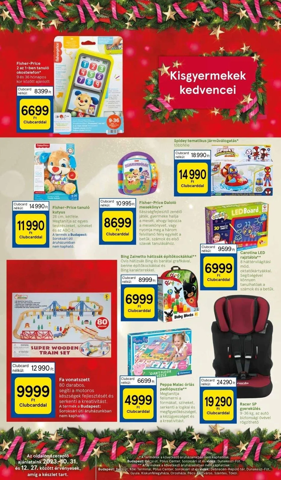 Tesco akciós újság Hipermarket játékok 10.31–11.21 – 20. oldal