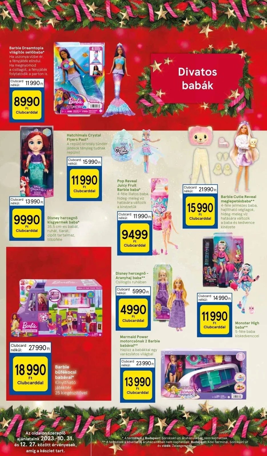 Tesco akciós újság Hipermarket játékok 10.31–11.21 – 22. oldal