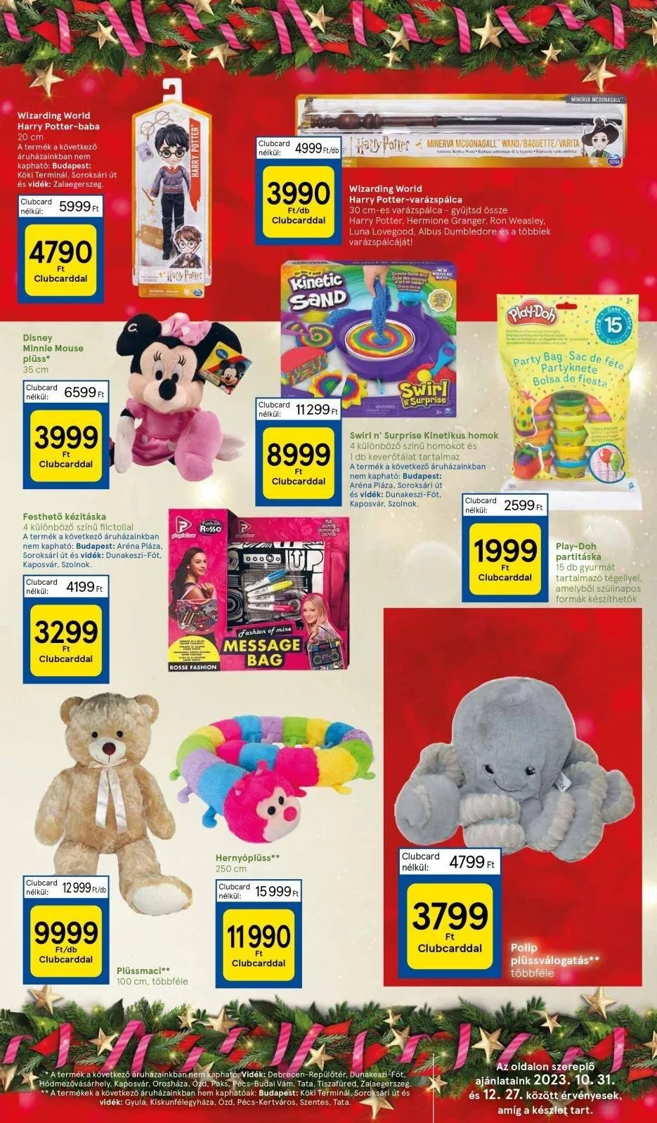 Tesco akciós újság Hipermarket játékok 10.31–11.21 – 23. oldal