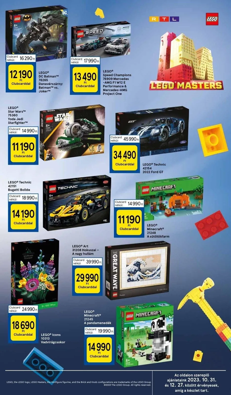 Tesco akciós újság Hipermarket játékok 10.31–11.21 – 25. oldal