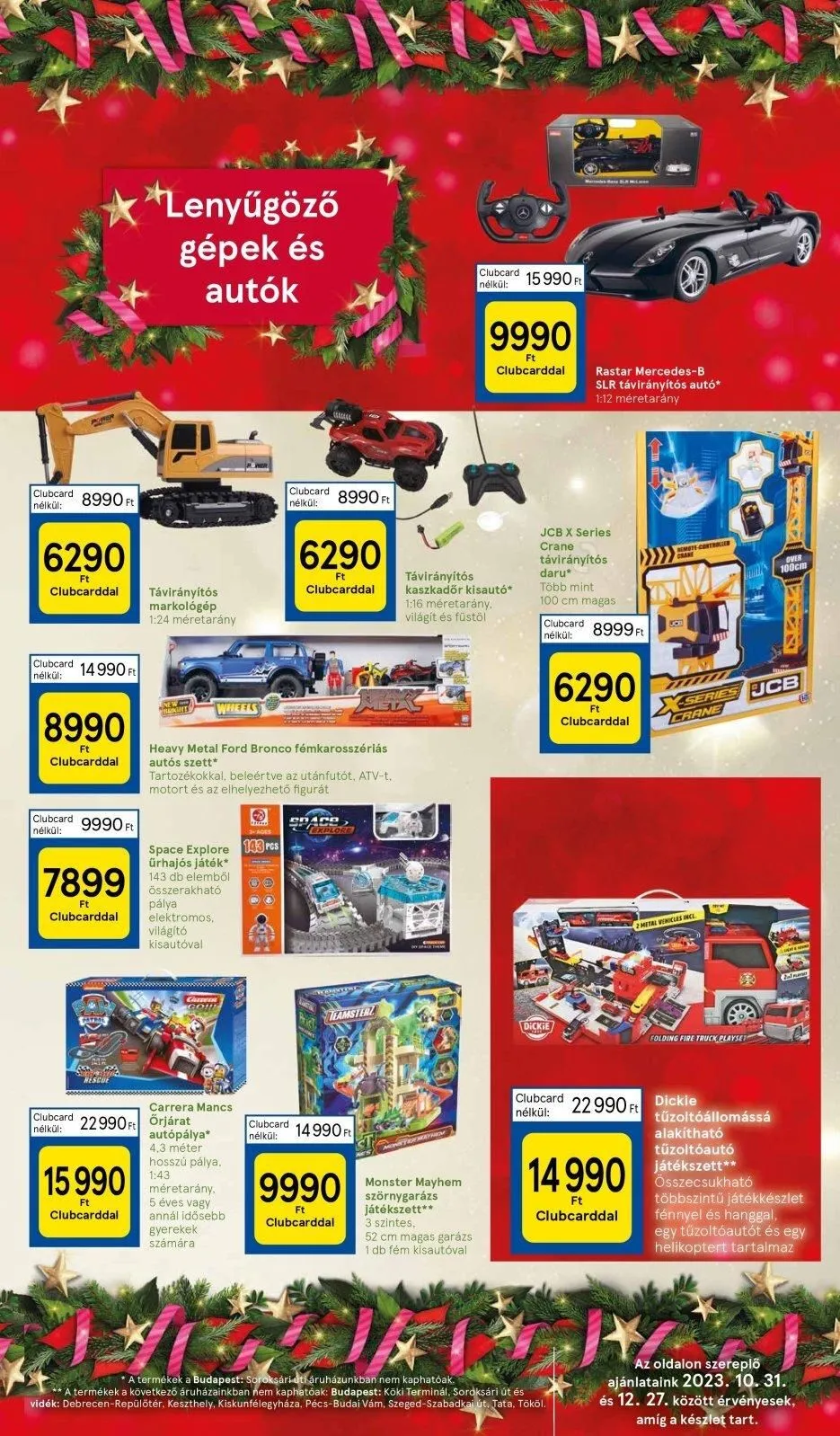 Tesco akciós újság Hipermarket játékok 10.31–11.21 – 27. oldal