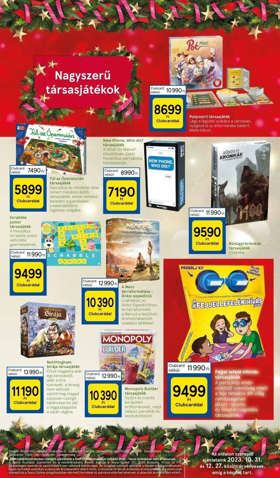 Tesco akciós újság Hipermarket játékok 10.31–11.21 – 29. oldal