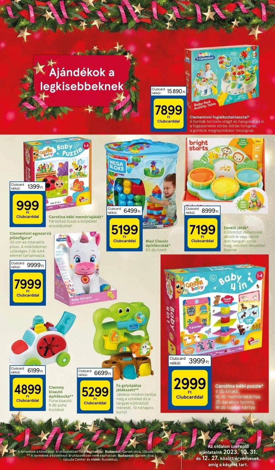 Tesco akciós újság Hipermarket játékok 10.31–11.21 – 3. oldal