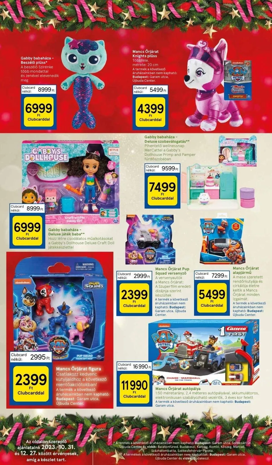 Tesco akciós újság Hipermarket játékok 10.31–11.21 – 4. oldal