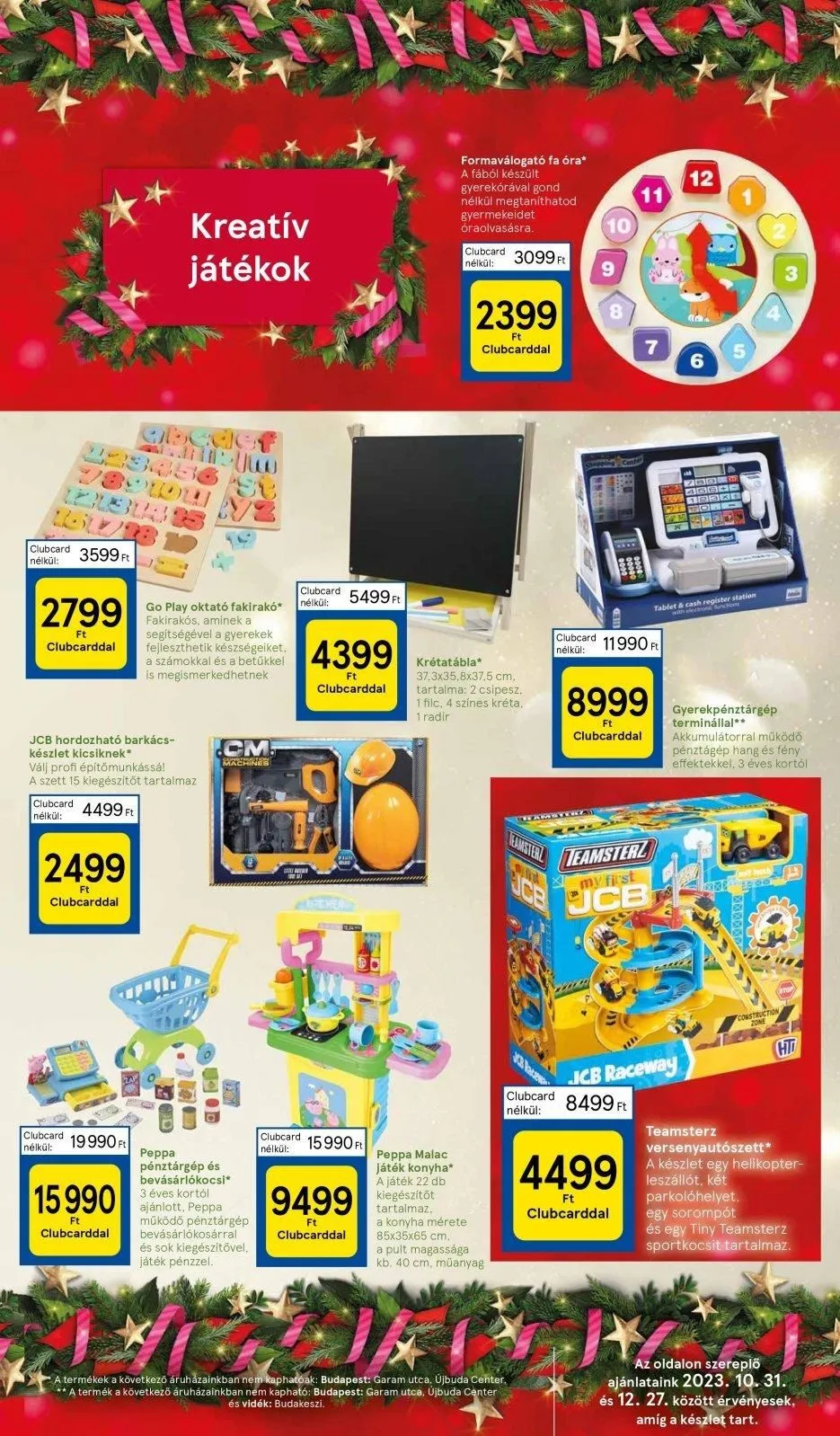 Tesco akciós újság Hipermarket játékok 10.31–11.21 – 5. oldal