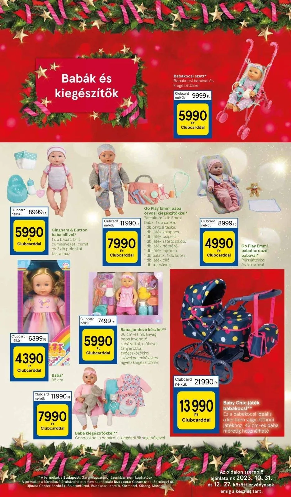 Tesco akciós újság Hipermarket játékok 10.31–11.21 – 7. oldal