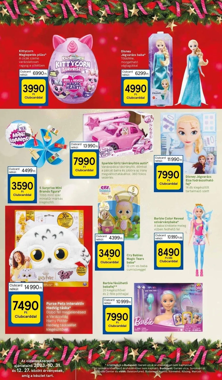 Tesco akciós újság Hipermarket játékok 10.31–11.21 – 8. oldal