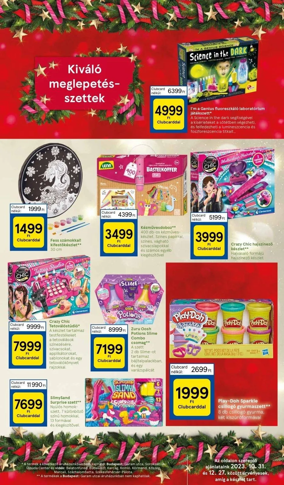 Tesco akciós újság Hipermarket játékok 10.31–11.21 – 9. oldal