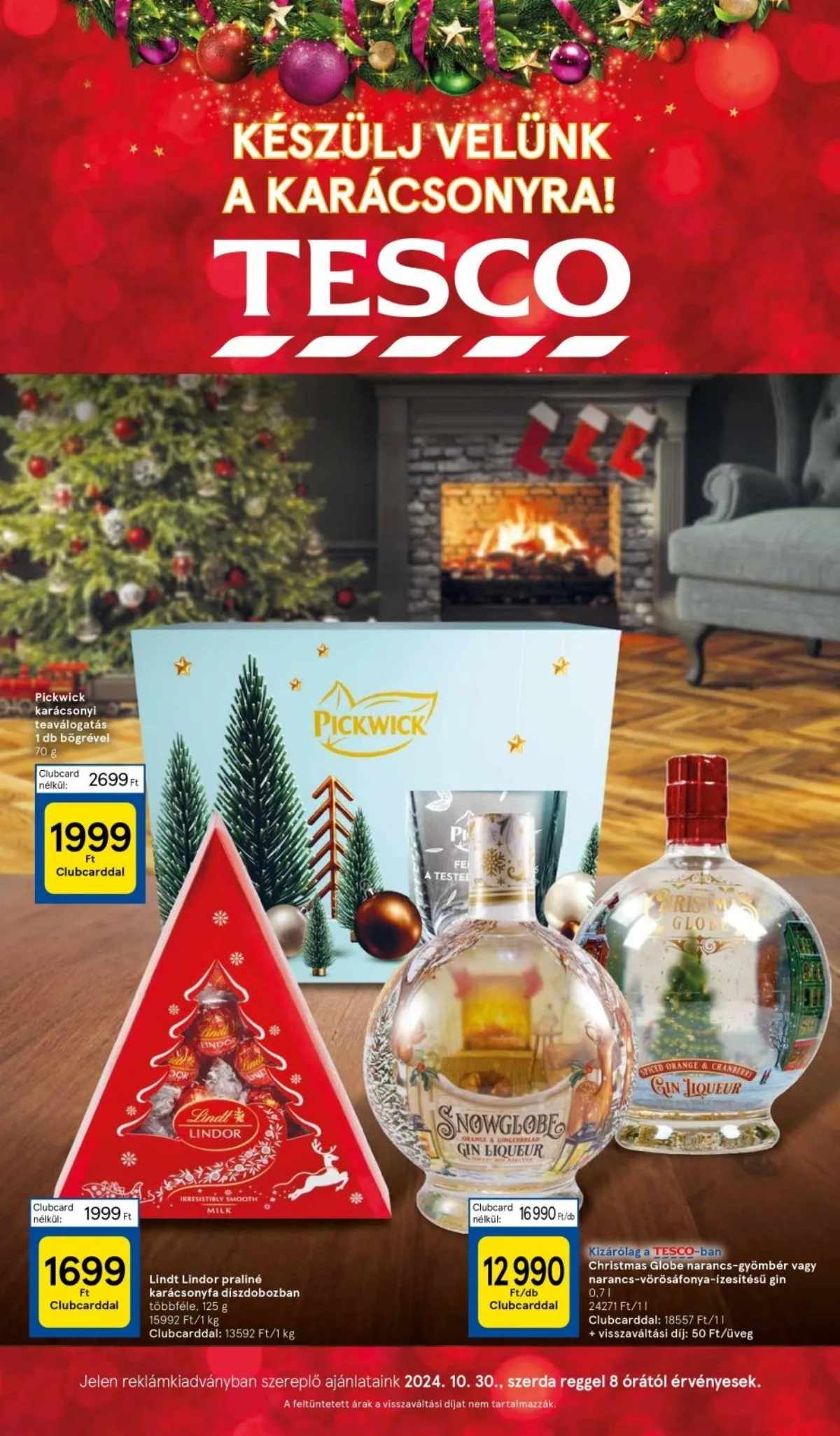 Tesco akciós újság Hipermarket Karacsony 10.30–10.30