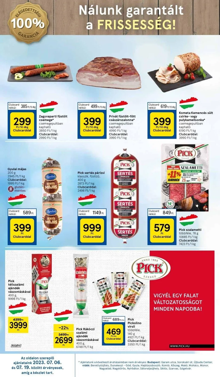 Tesco akciós újság Hipermarket 07.06–07.12 – 10. oldal