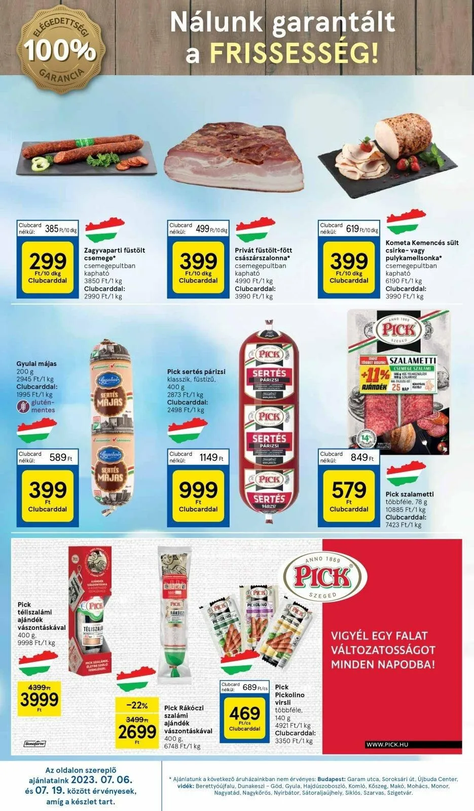 Tesco akciós újság Hipermarket 07.13–07.19 – 10. oldal