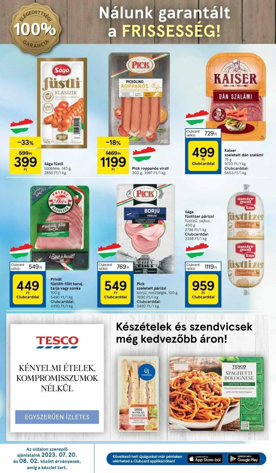 Tesco akciós újság Hipermarket 07.20–07.26 – 12. oldal