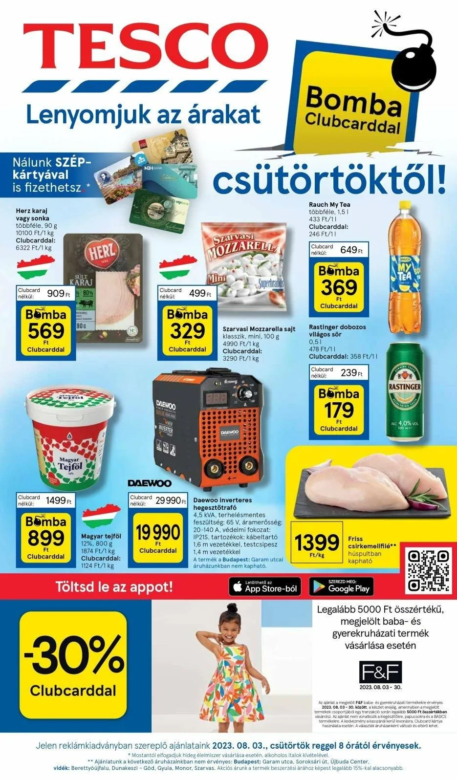 Tesco akciós újság Hipermarket 08.03–08.09